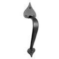 Acorn Mfg Acorn RPDBP Cast Iron Heart Door Pull - Black RPDBP